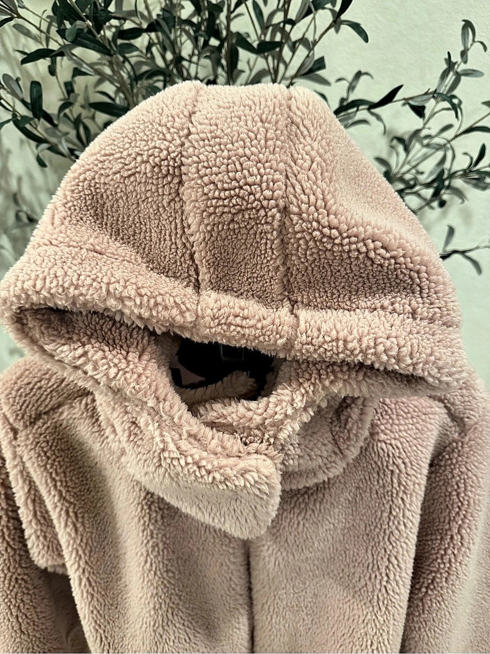 alo Teddy Fleece Jacket in Pink Small Like New - Picture 4 of 6
